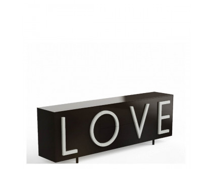 Driade Love Large Cabinet - Black/Light Gray