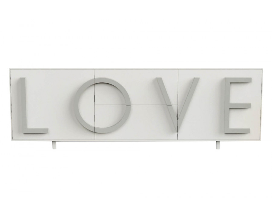 Driade Love Large Cabinet - White/Light Gray