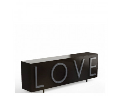 Driade Love Large Cabinet - Black/Dark Gray