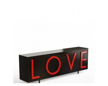 Driade Love Large Cabinet - Black/Red