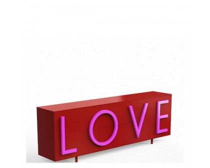 Driade Love Large Cabinet - Red/Pink