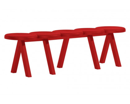 Driade Millepiedi Bench - Red