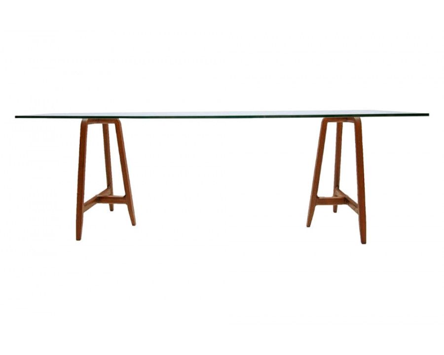 Driade Easel 86" Dining Table - Transparent/Natural