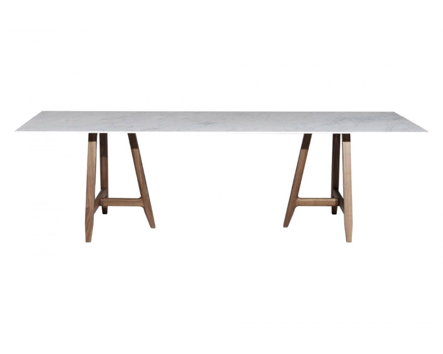 Driade Easel 86" Dining Table - White/Natural