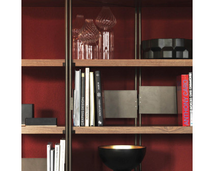 Driade Zigzag Large Bookcase - Walnut