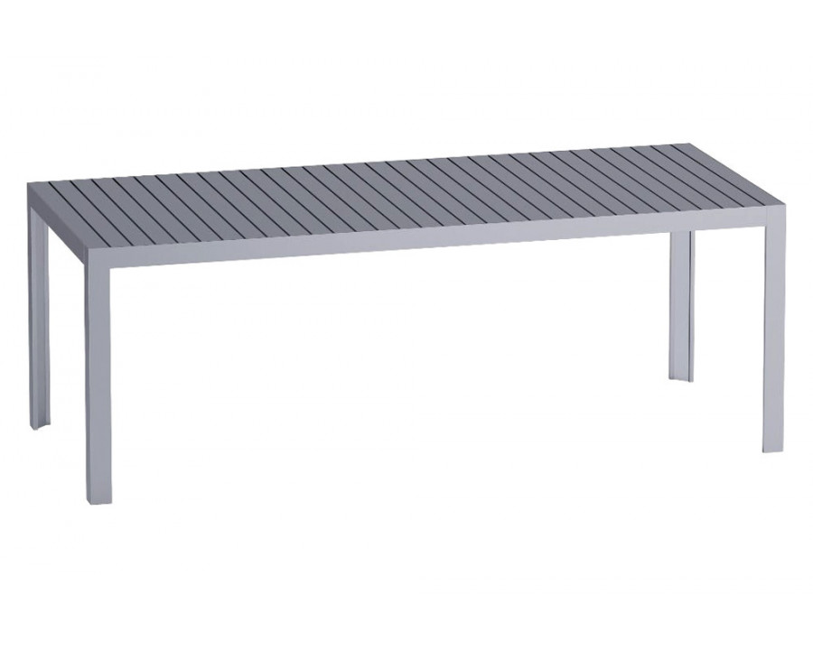 Driade Kalimba 82" Outdoor Table - Silver