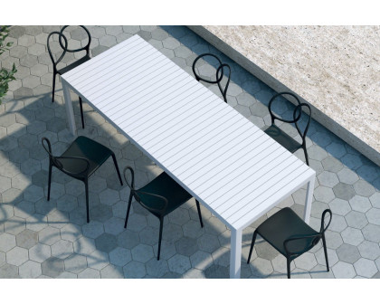 Driade Kalimba 70" Outdoor Table - White