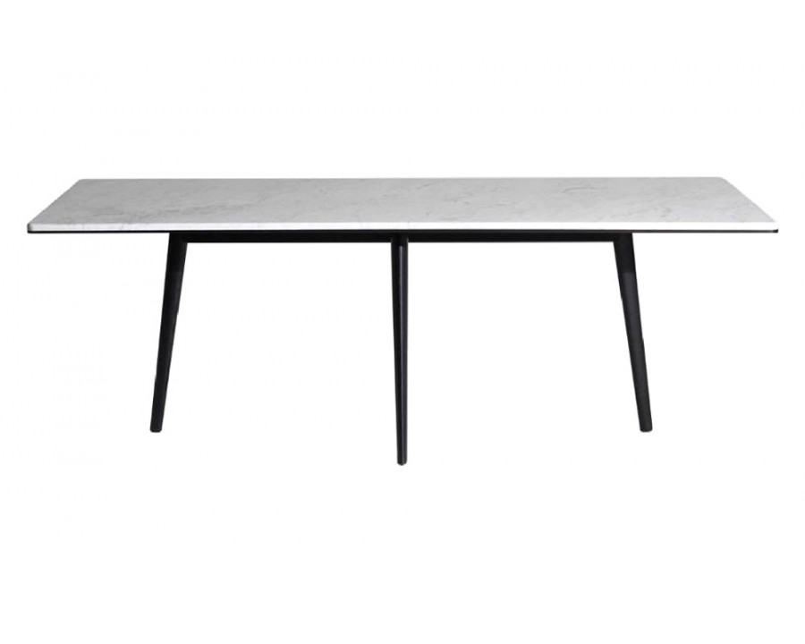 Driade François 82" Dining Table - White/Ebony