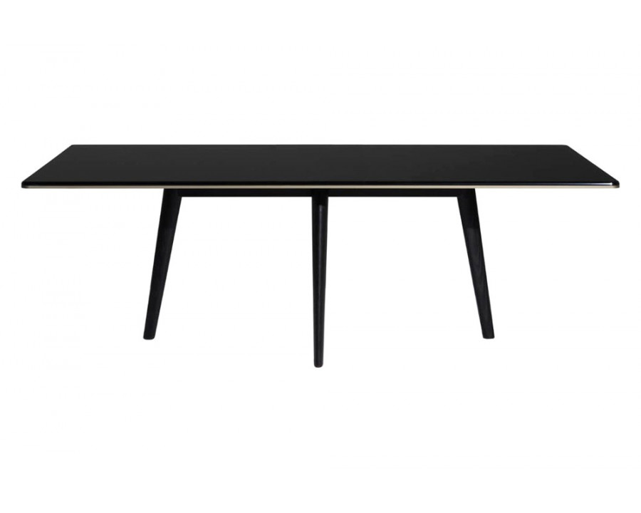 Driade François 94" Dining Table - Matt Mochaccino/Ebony