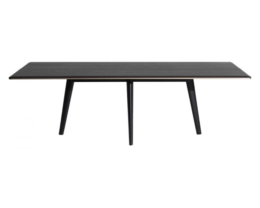 Driade François 94" Dining Table - Ebony/Bronze