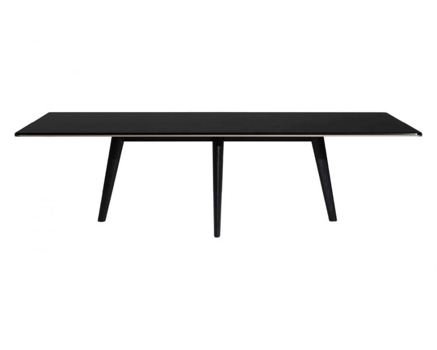 Driade François 106" Dining Table - Matt Mochaccino/Ebony