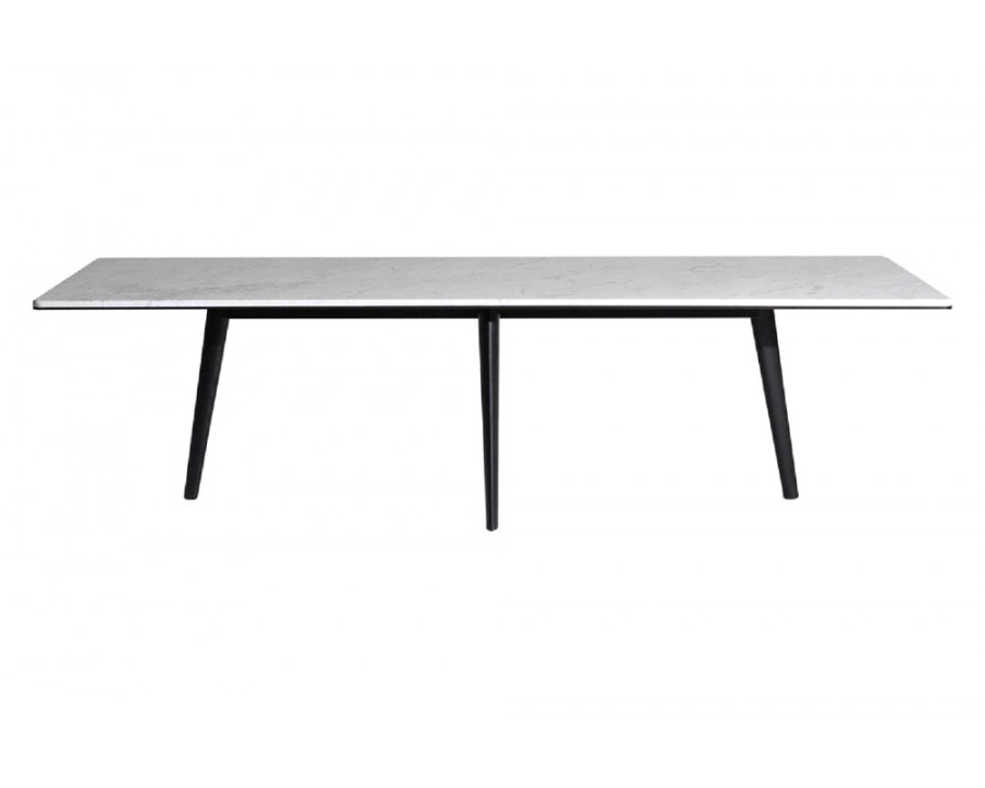 Driade François 106" Dining Table - White/Ebony