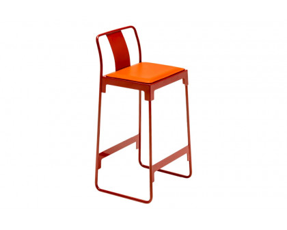 Driade Mingx Barstool with Backrest - Orange