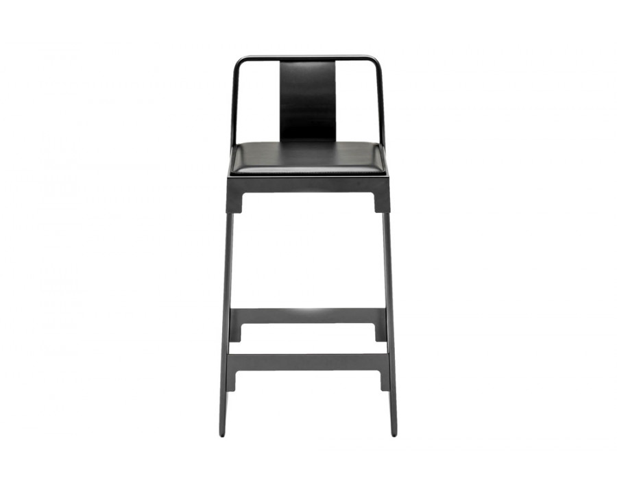 Driade Mingx Barstool with Backrest - Black