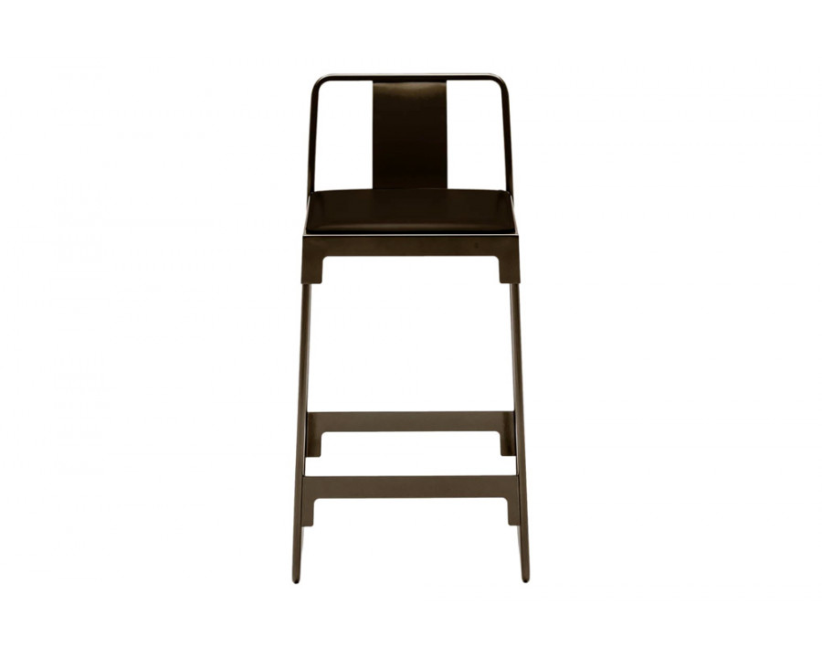 Driade Mingx Barstool with Backrest - Bronze