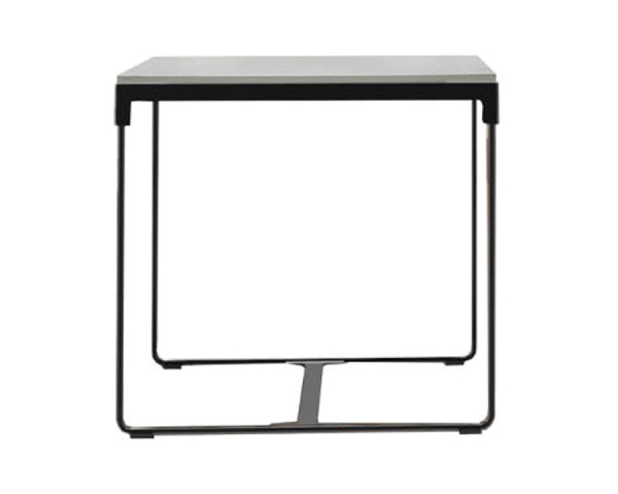 Driade Mingx Square Side Table - Gray/Black