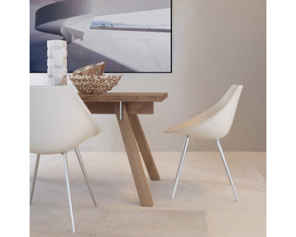 Driade Lagò Chair - White/Aluminum