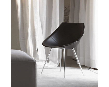 Driade Lagò Chair - Black/Aluminum