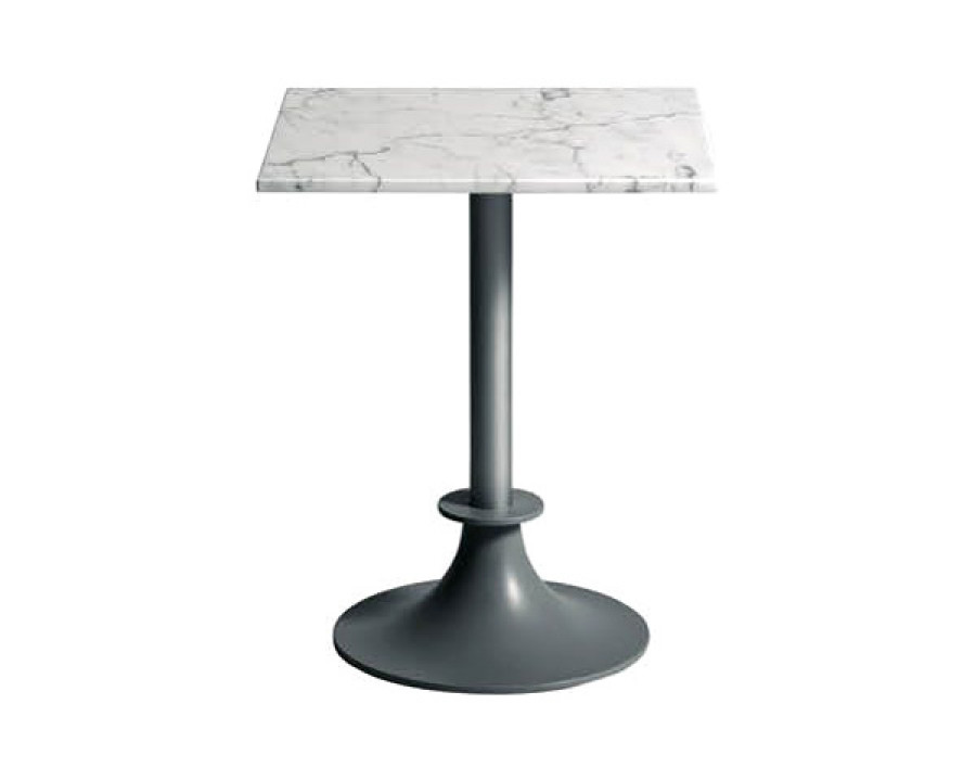 Driade Lord Yi 23" Square Table - White/Gray