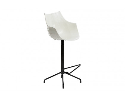 Driade Meridiana 46" Office Chair - White/Black