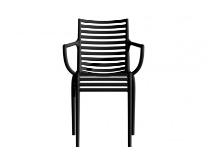 Driade™ Pip-E Solid Armchair - Dark Gray