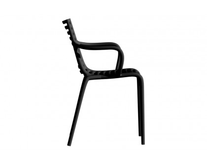 Driade™ Pip-E Solid Armchair - Dark Gray