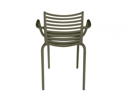 Driade™ Pip-E Solid Armchair - Dark Gray