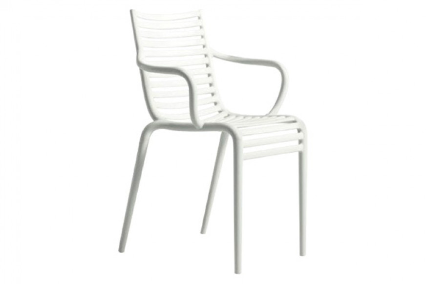 Driade™ Pip-E Green Collection Solid Armchair - White