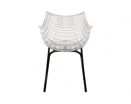 Driade Meridiana Dining Chair - Transparent/Black