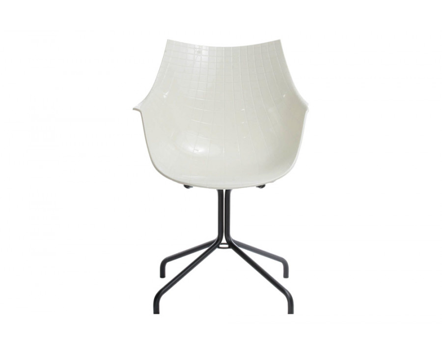 Driade Meridiana Office Chair - White/Black