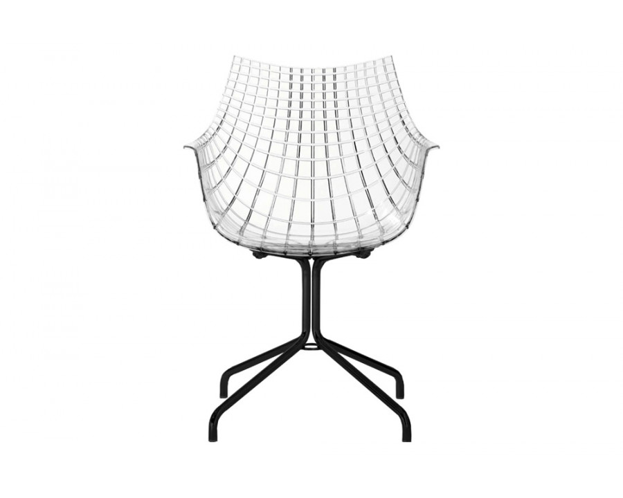 Driade Meridiana Office Chair - Transparent/Black