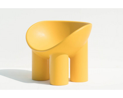 Driade™ Roly Poly Solid Armchair - Ochre Yellow