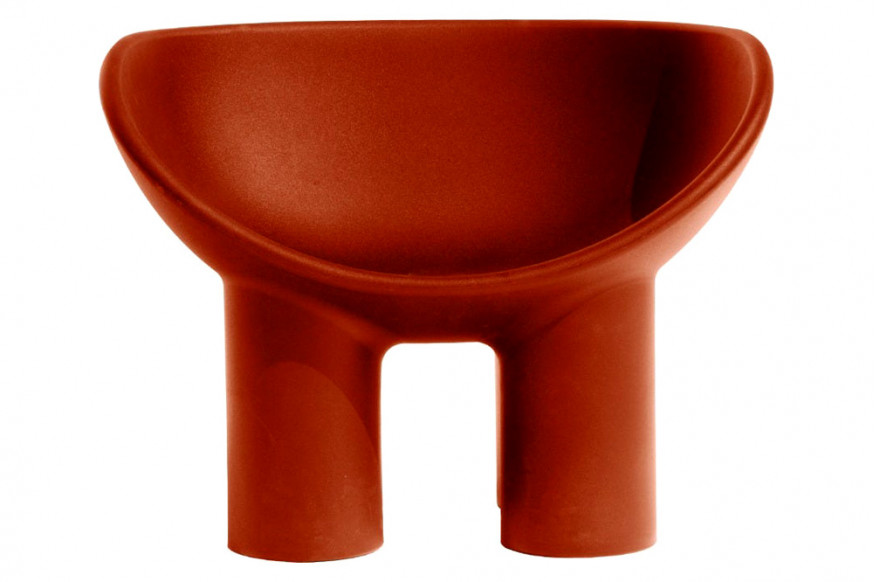 Driade™ Roly Poly Solid Armchair - Red Brick