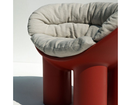 Driade™ Roly Poly Solid Armchair - Red Brick