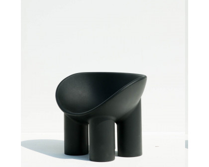 Driade™ Roly Poly Solid Armchair - Charcoal