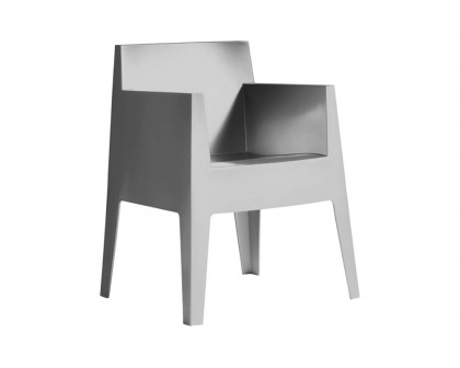 Driade™ Toy Solid Armchair - Light Gray