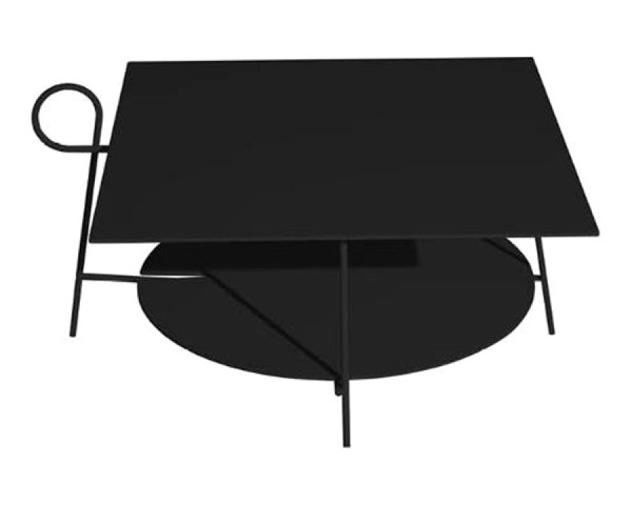 Driade Carmina Square Coffee Table - Black