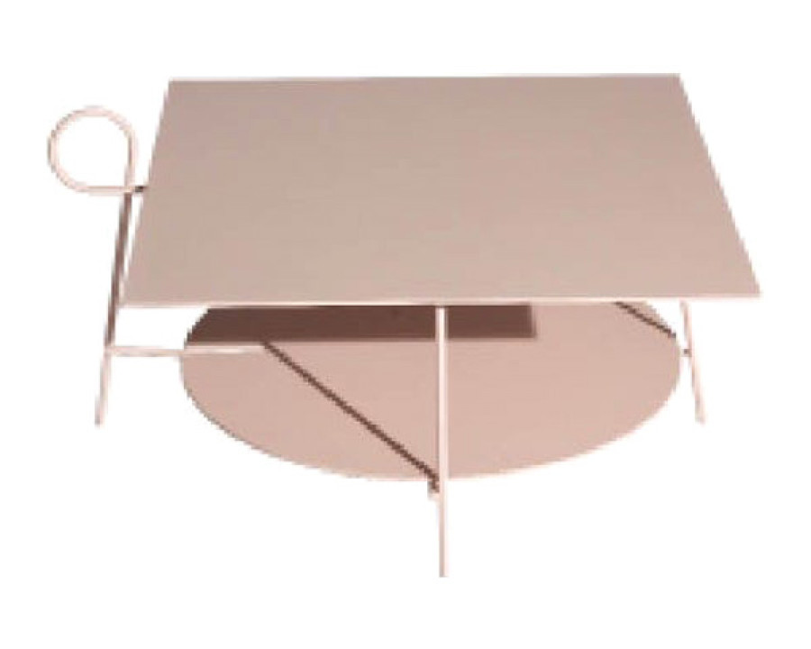 Driade Carmina Square Coffee Table - Nude