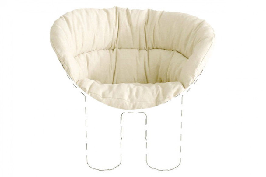 Driade™ Cushion Roly Poly Solid Armchair - Ivory