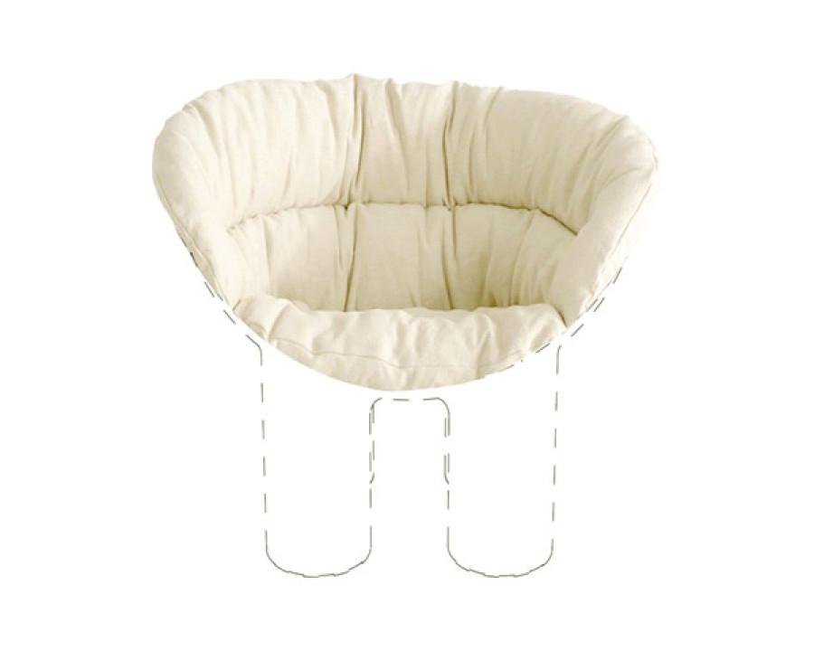 Driade Cushion Roly Poly Solid Armchair - Ivory