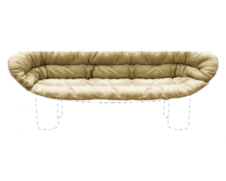 Driade Cushion Roly Poly Stationary Sofa - Light Brown