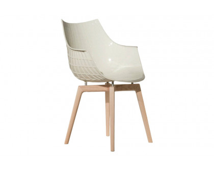 Driade Meridiana Dining Chair - White/Natural