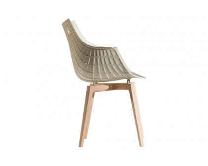 Driade Meridiana Dining Chair - White/Natural