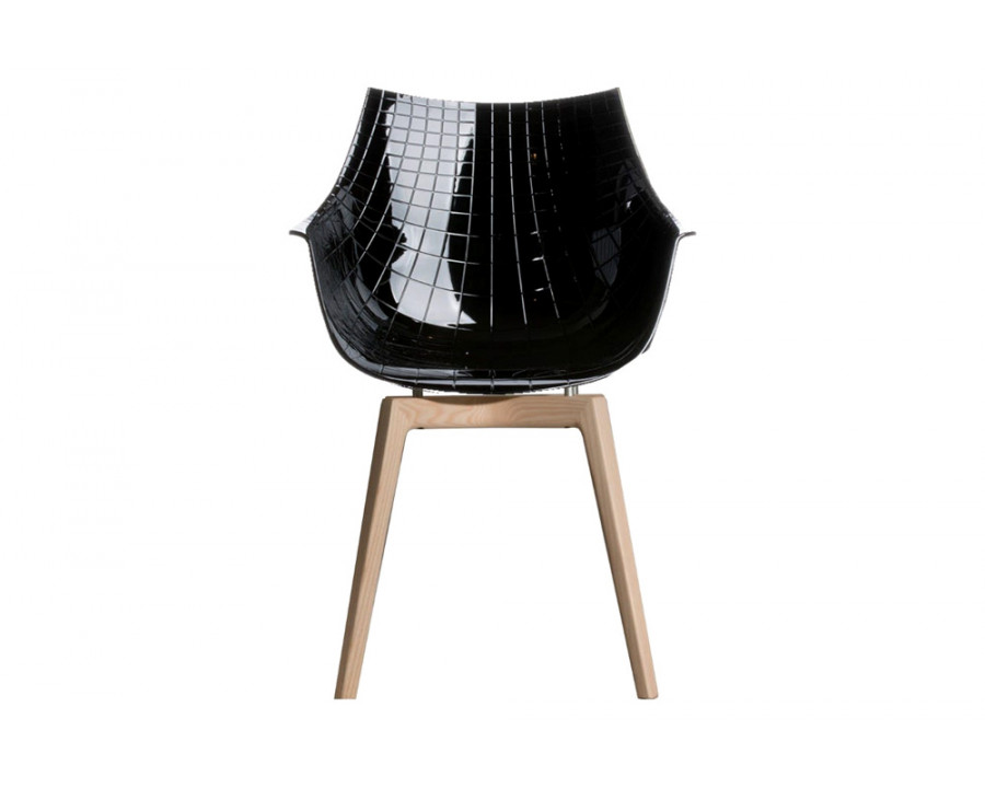 Driade Meridiana Dining Chair - Black/Natural