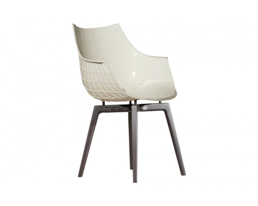 Driade Meridiana Dining Chair - White/Charcoal