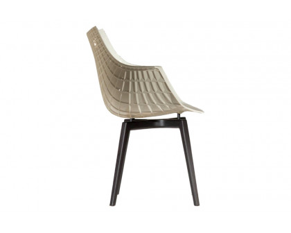 Driade Meridiana Dining Chair - White/Charcoal