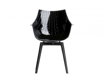 Driade Meridiana Dining Chair - Black/Charcoal