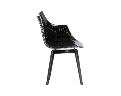 Driade Meridiana Dining Chair - Black/Charcoal