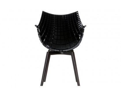 Driade Meridiana Dining Chair - Black/Charcoal