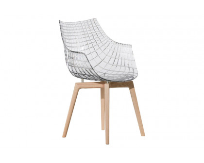 Driade Meridiana Dining Chair - Transparent/Natural